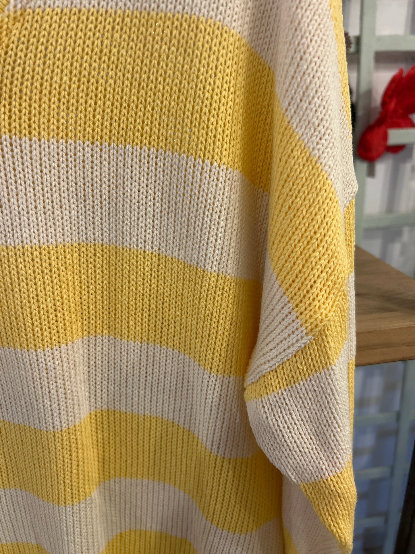 Jersey Amarillo Pico Rayas