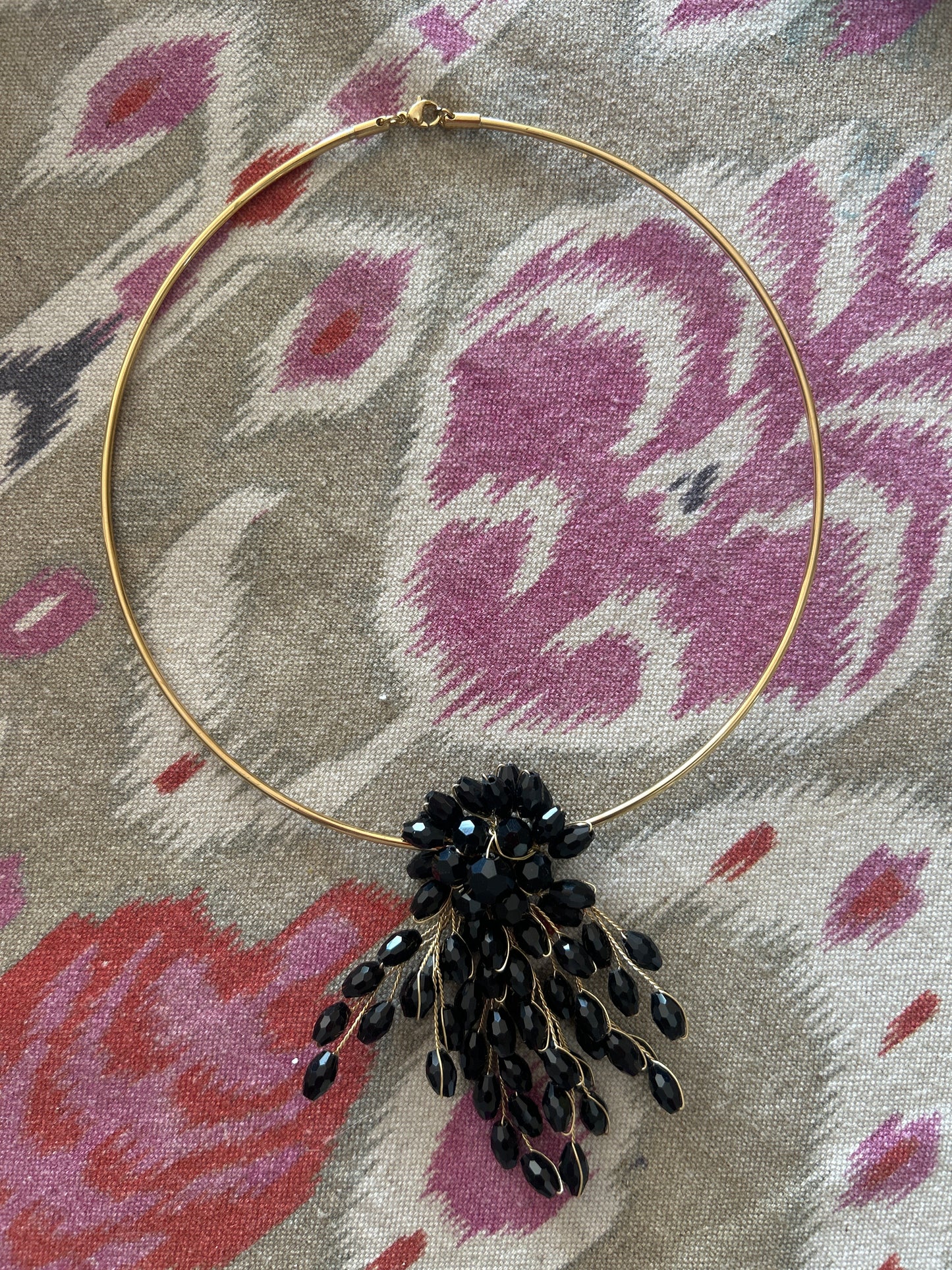 Collar Lluvia Negro