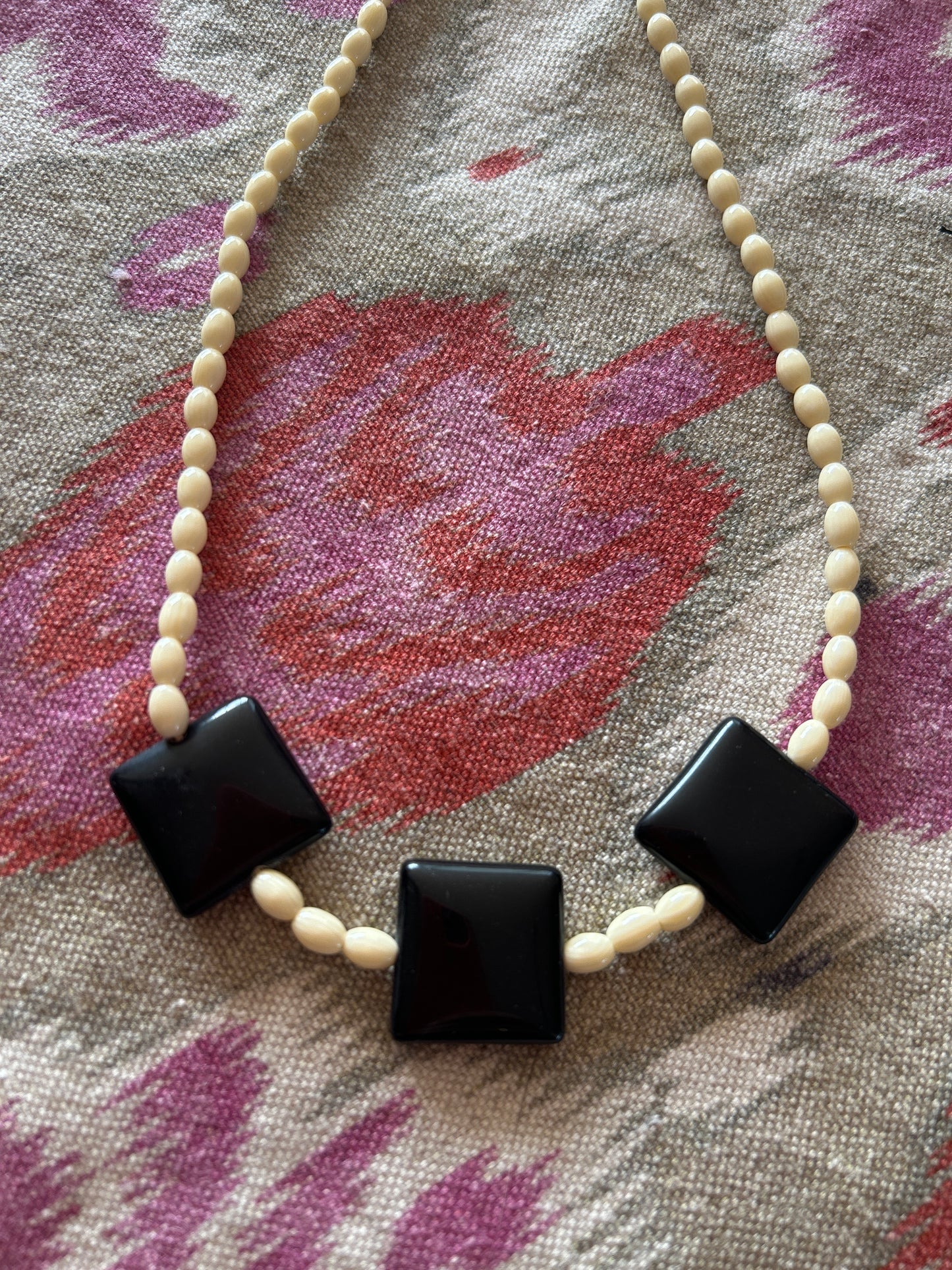 Collar Ónix Cuadrado