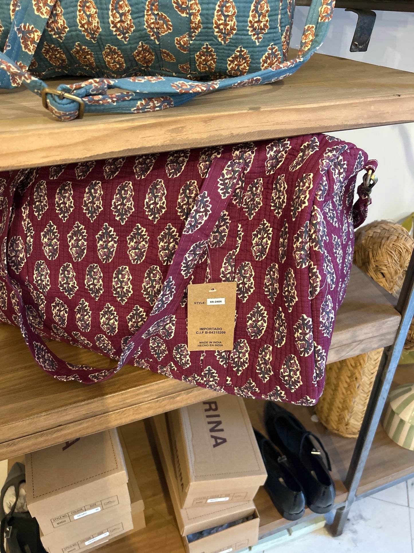 Bolsa Viaje Tela estampada