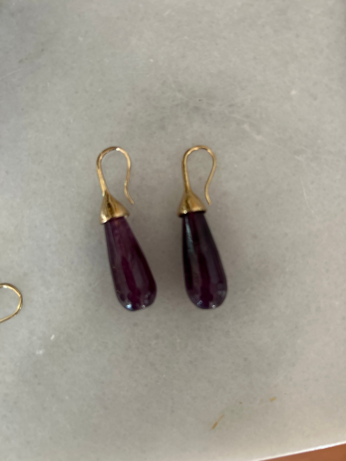 Pendientes Berengena