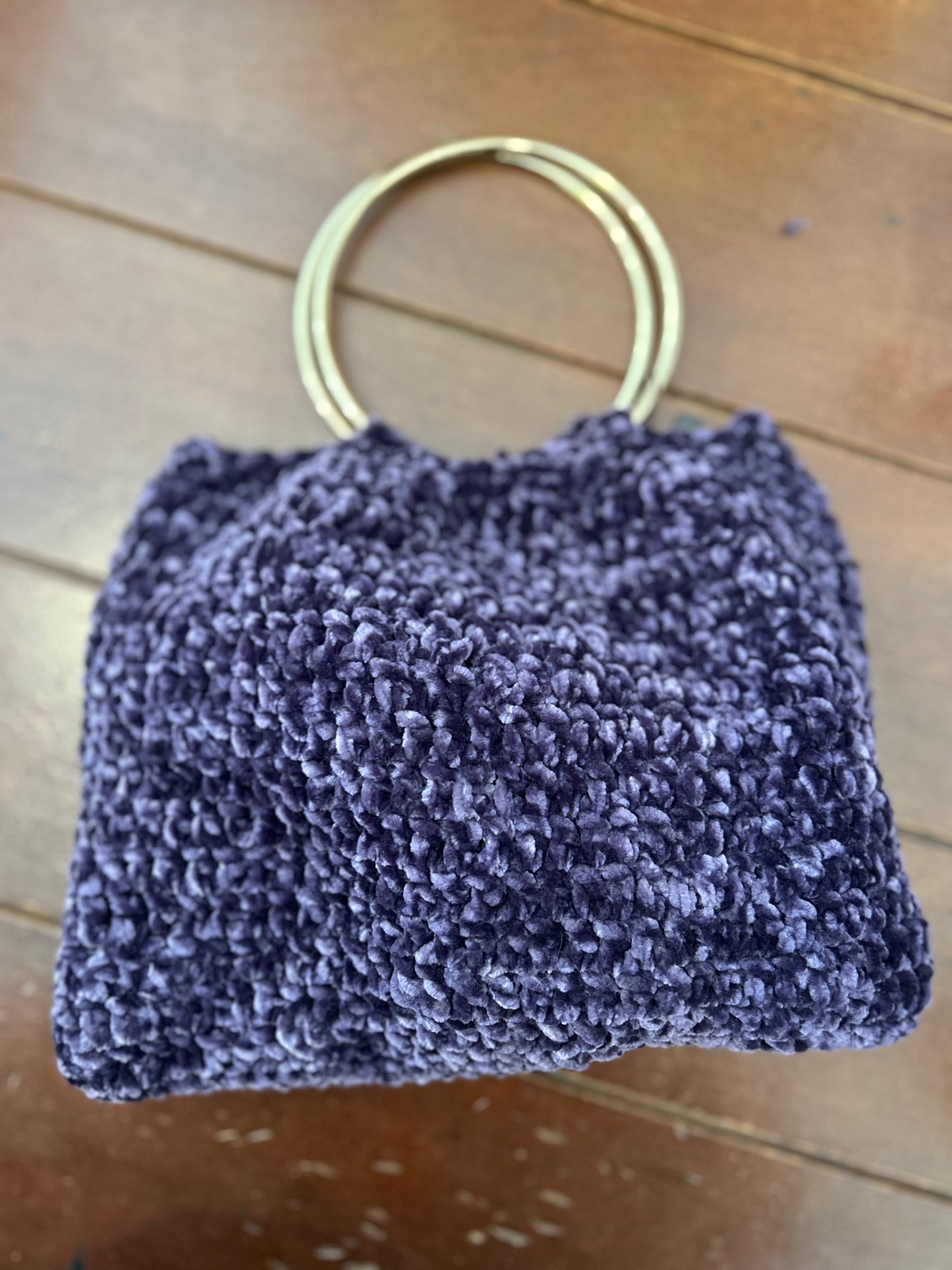 BOLSO ARO FIESTA VELVET MORADO