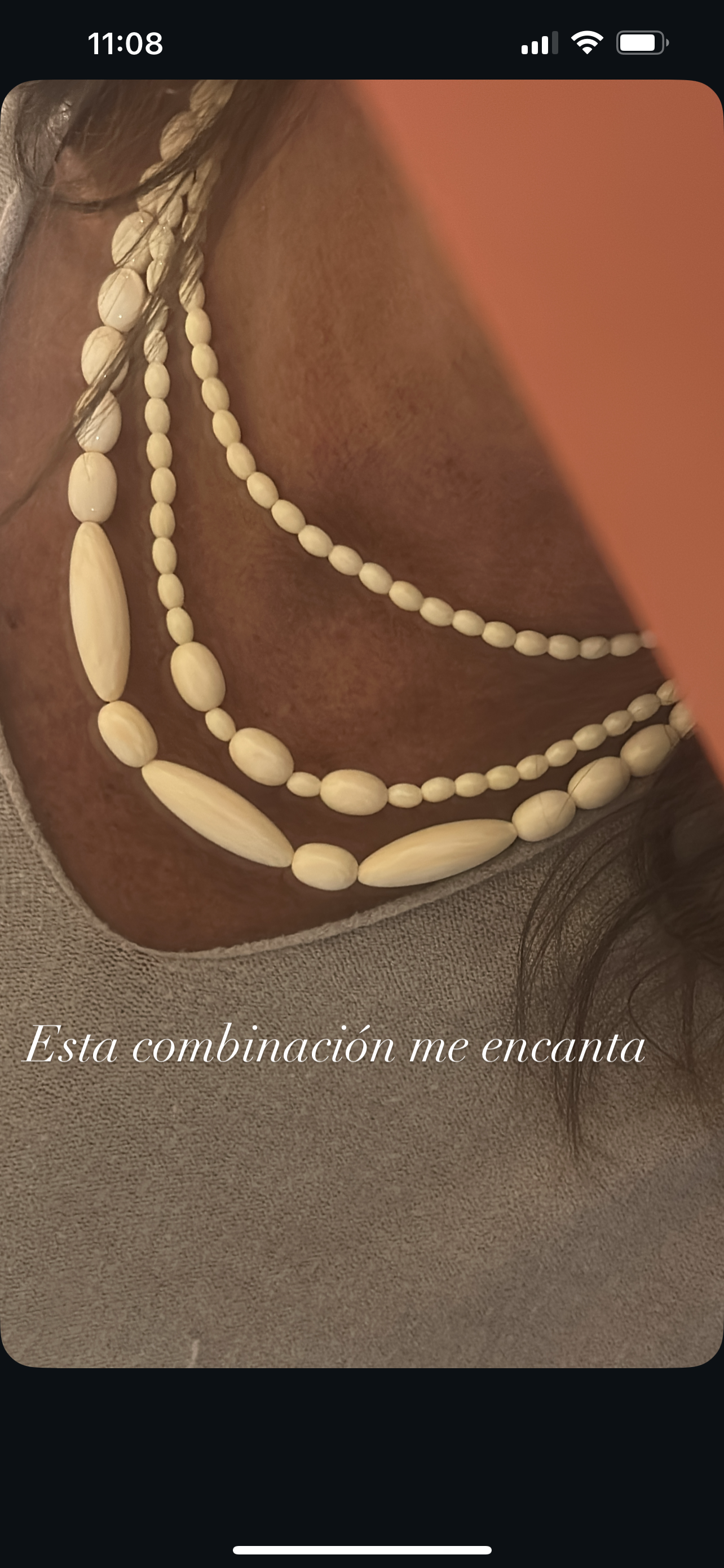 Combinación collares resina