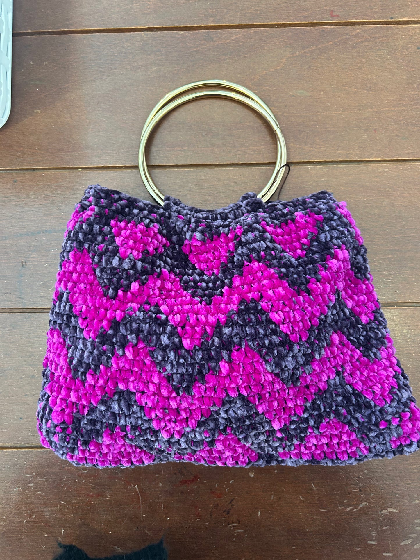 BOLSO ZIG ZAG MAKUI VELVET