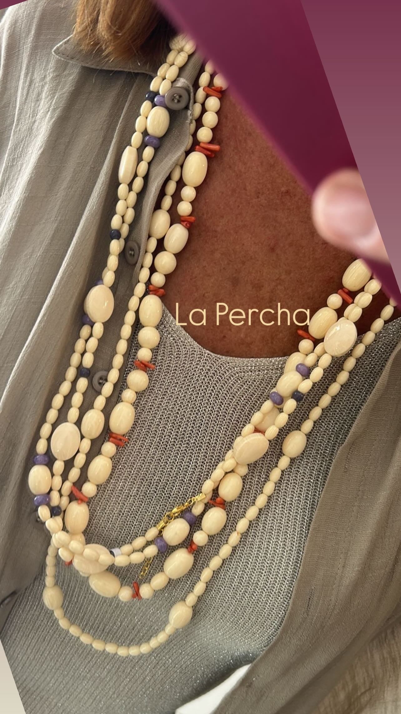 Collar Resina Largo oval