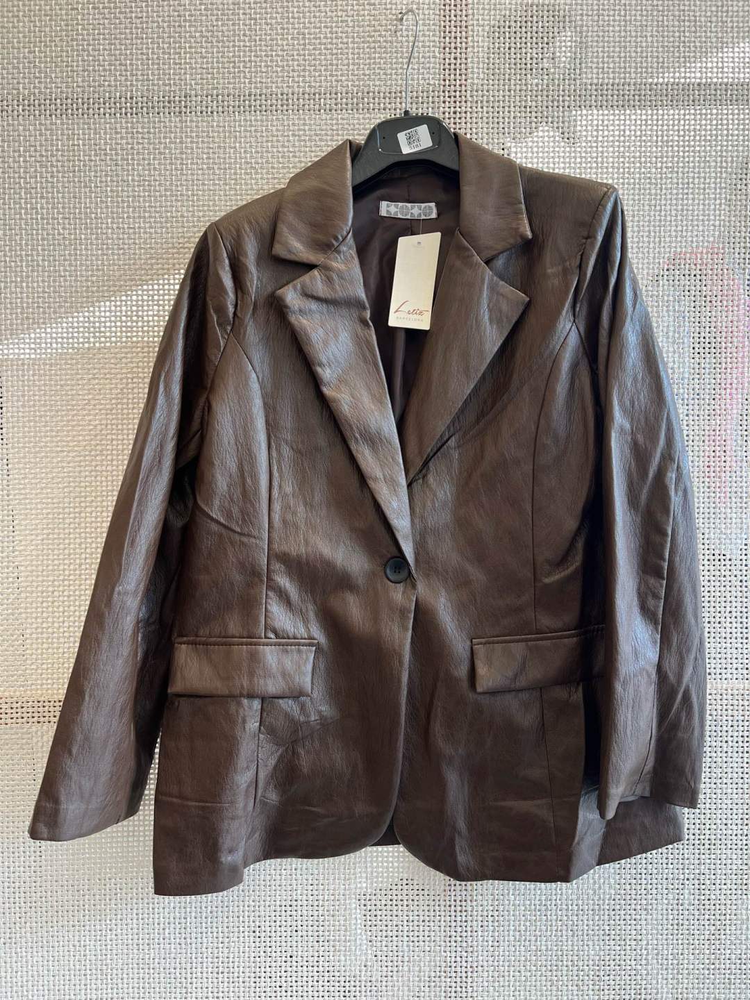 BLAZER POLIPIEL MARRON CHOCOLATE