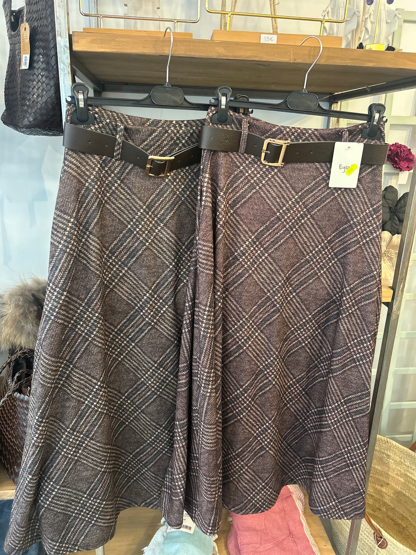 Falda cuadros Claudia