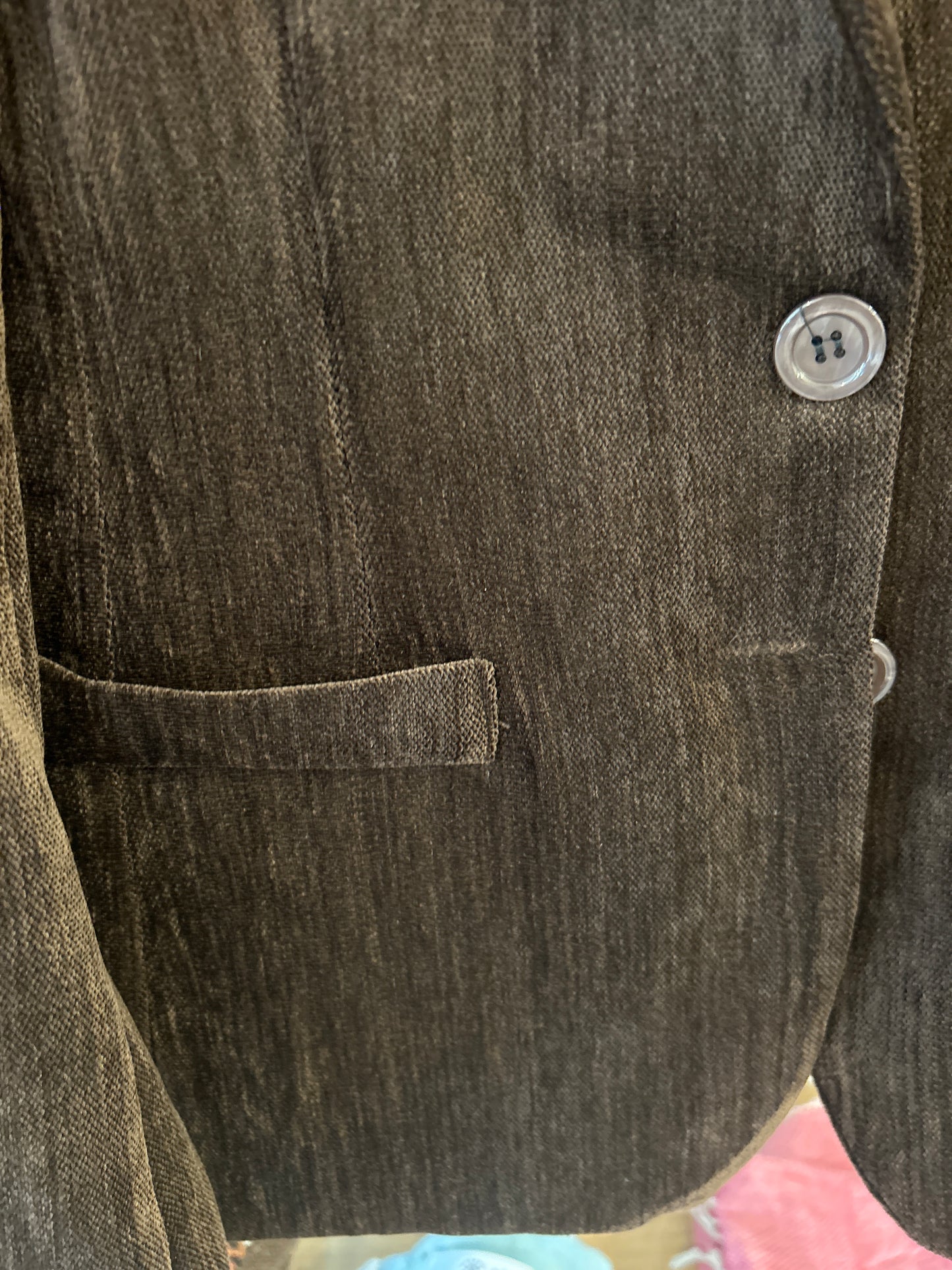 BLAZER CHOCOLATE VELVET