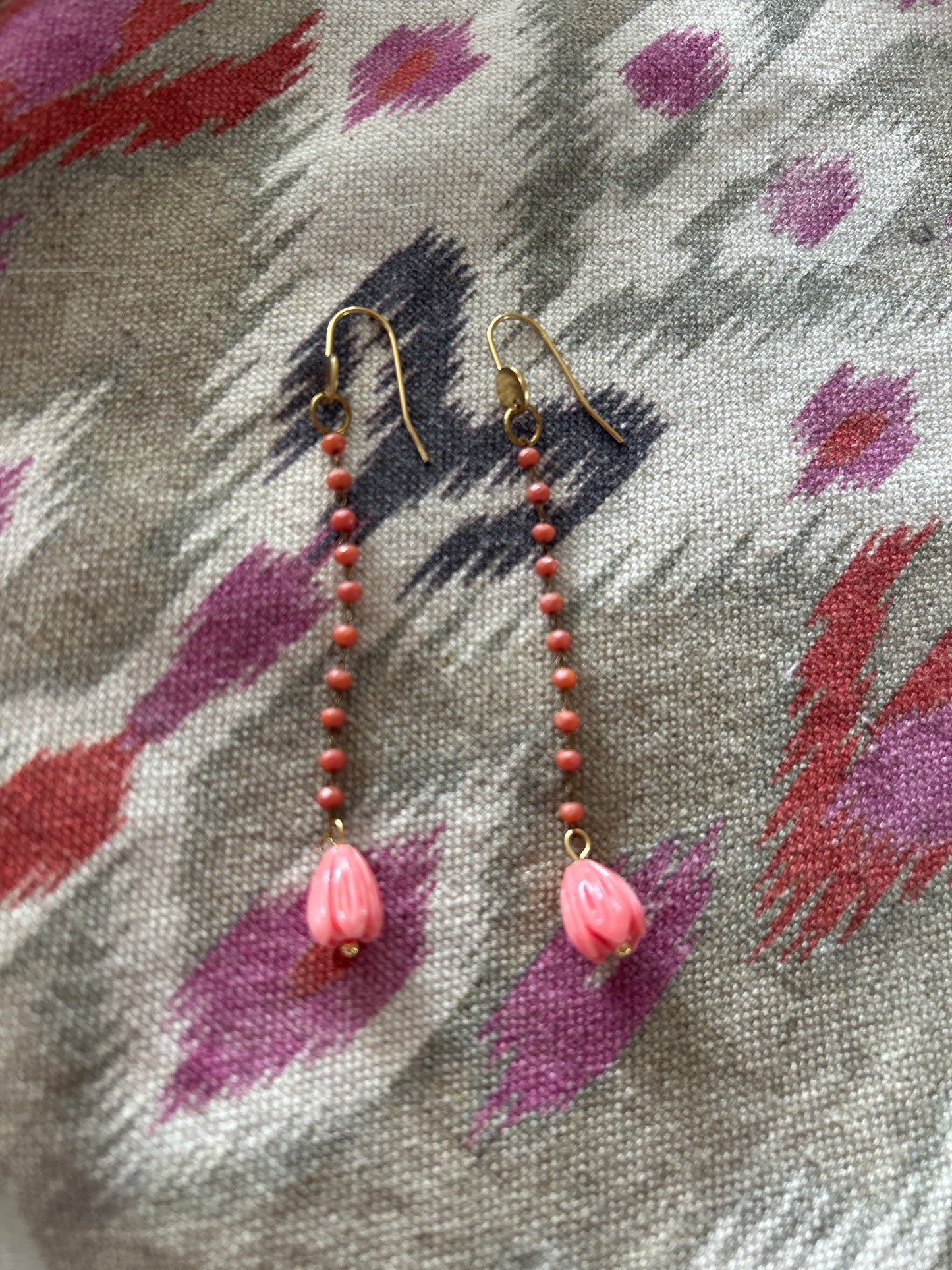 Pendientes bolitas Tulipán