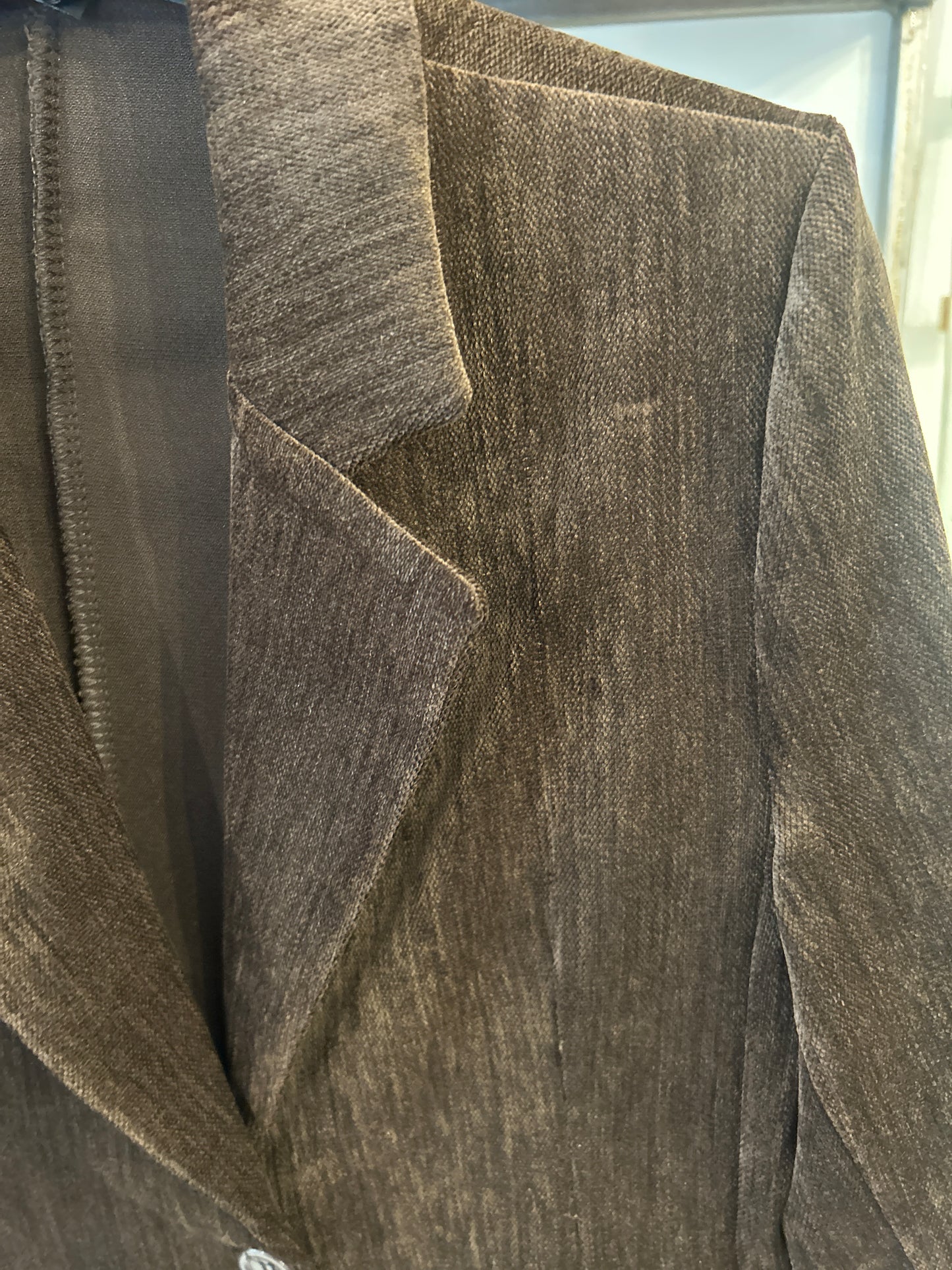 BLAZER CHOCOLATE VELVET