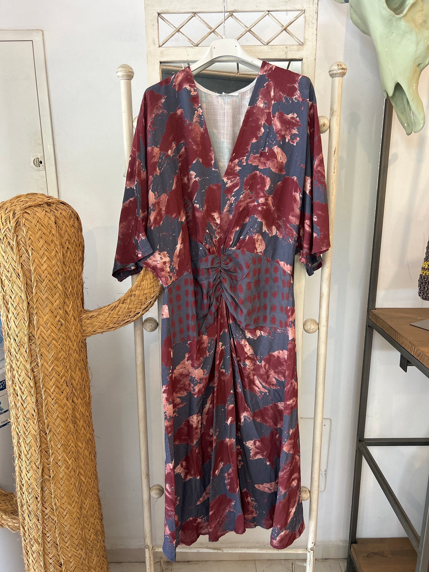 Vestido Manel Manchas Azul