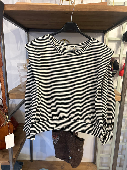 Camiseta hombrera Rayas