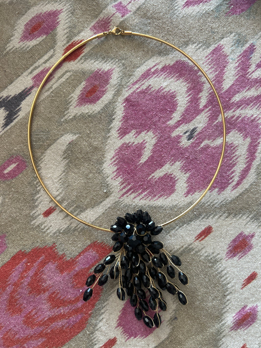 Collar Lluvia Negro