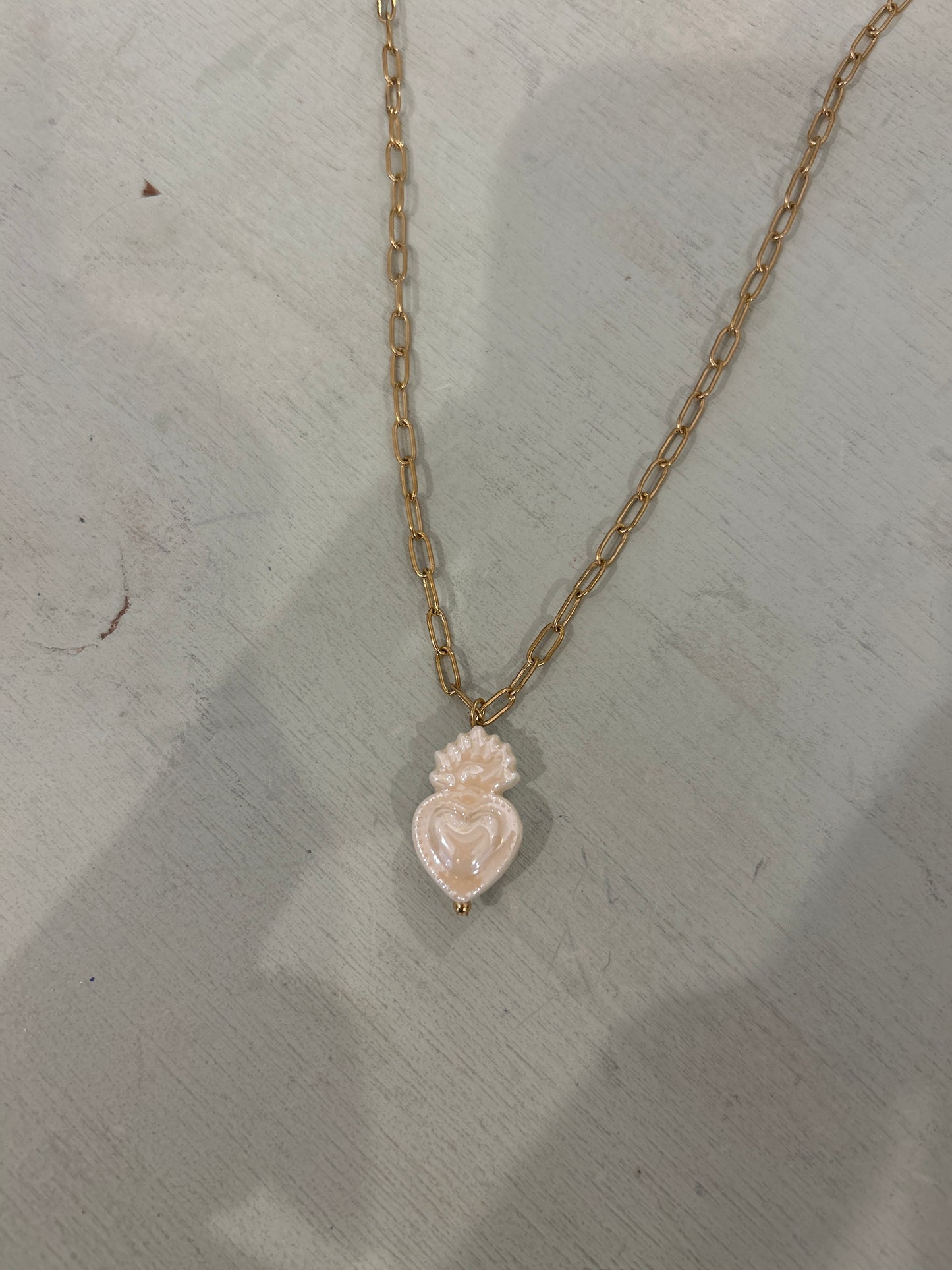 Collar cadena Sagrado Corazón