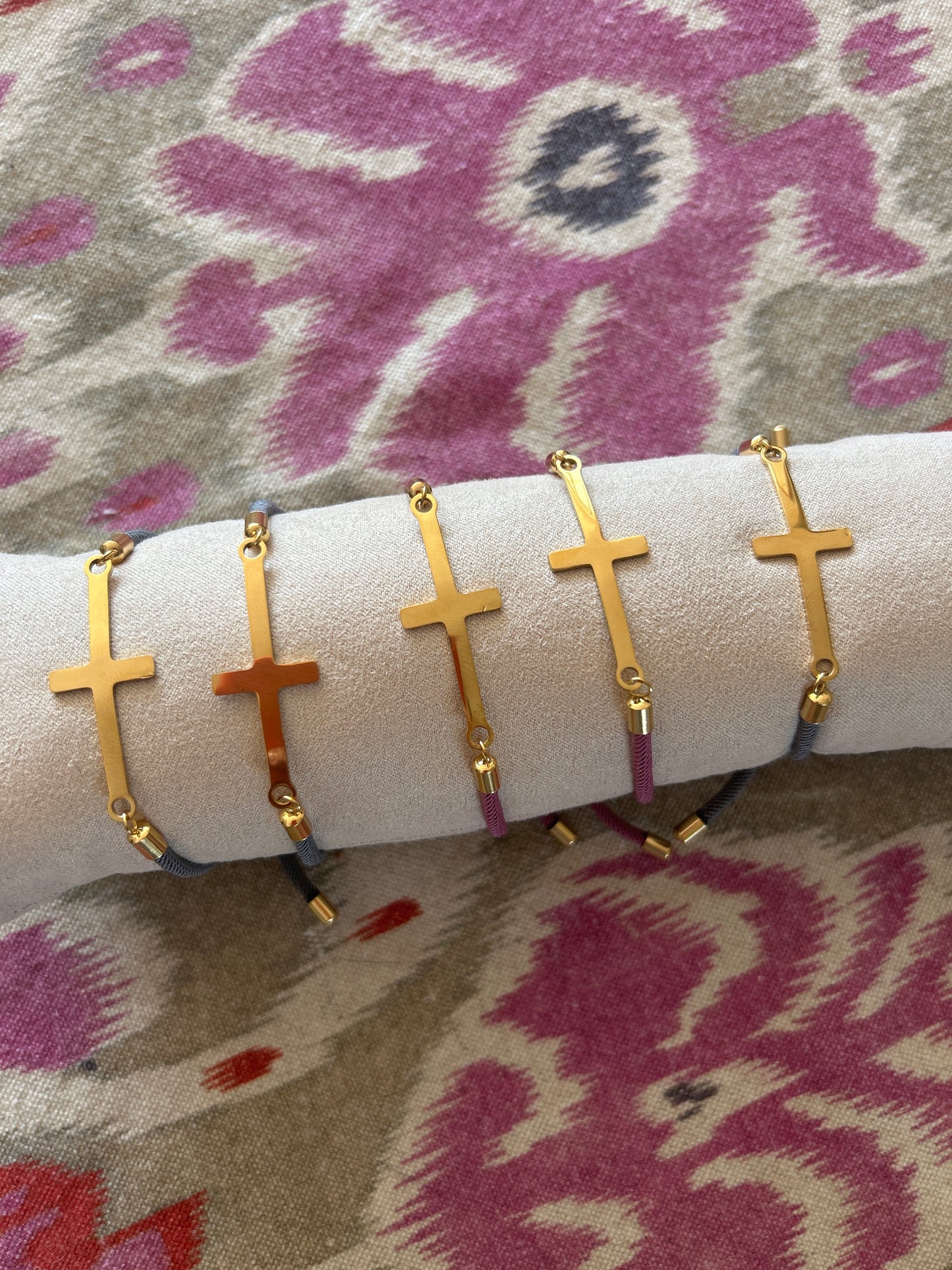 Pulsera Cruz Acero