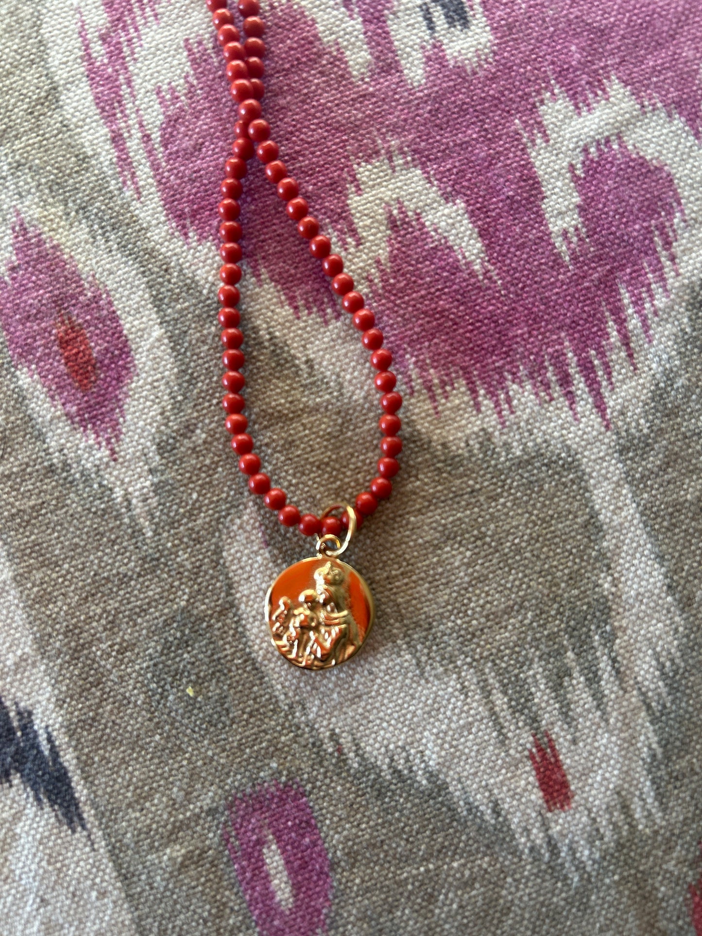 Escapulario Pequeño Coral