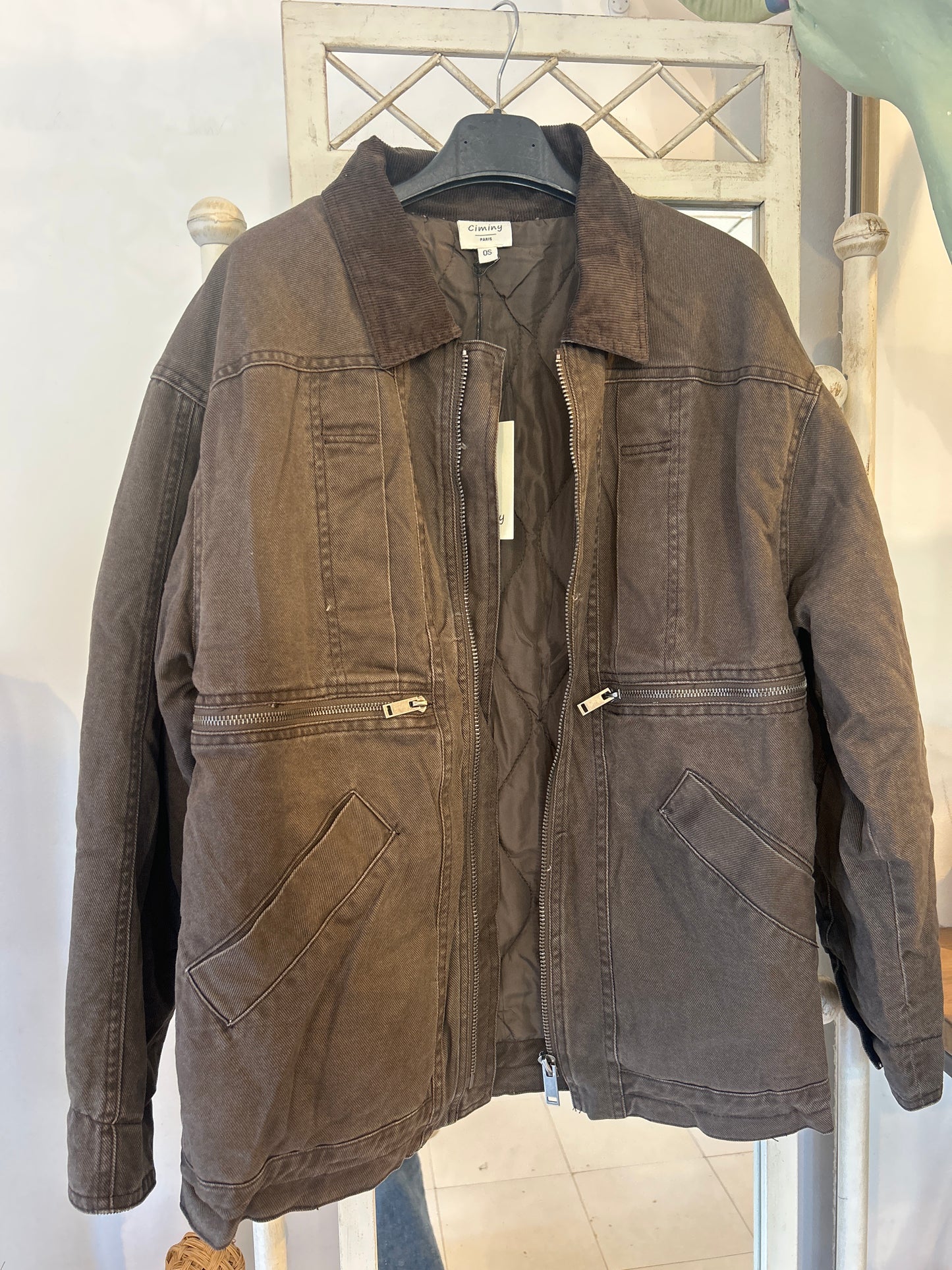 Chaqueta Tipo Barbour CHOCO