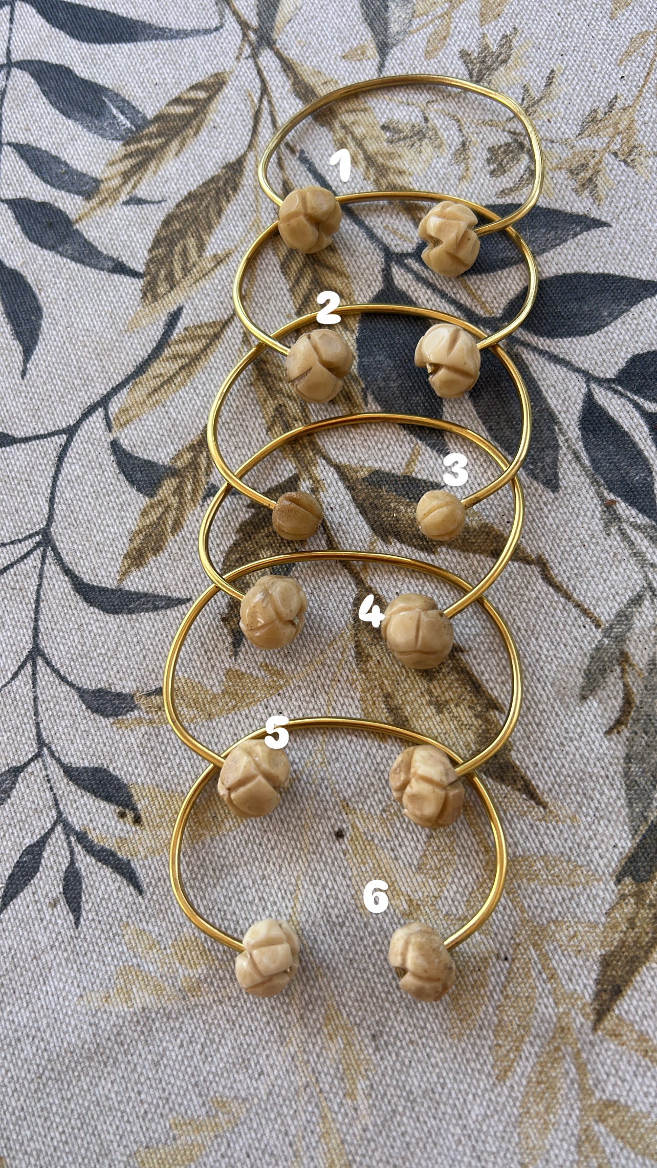 Pulsera Hueso tallado Maria