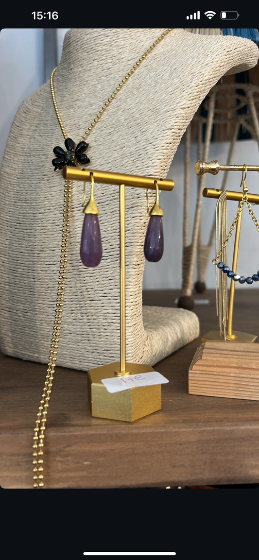 Pendientes Berengena