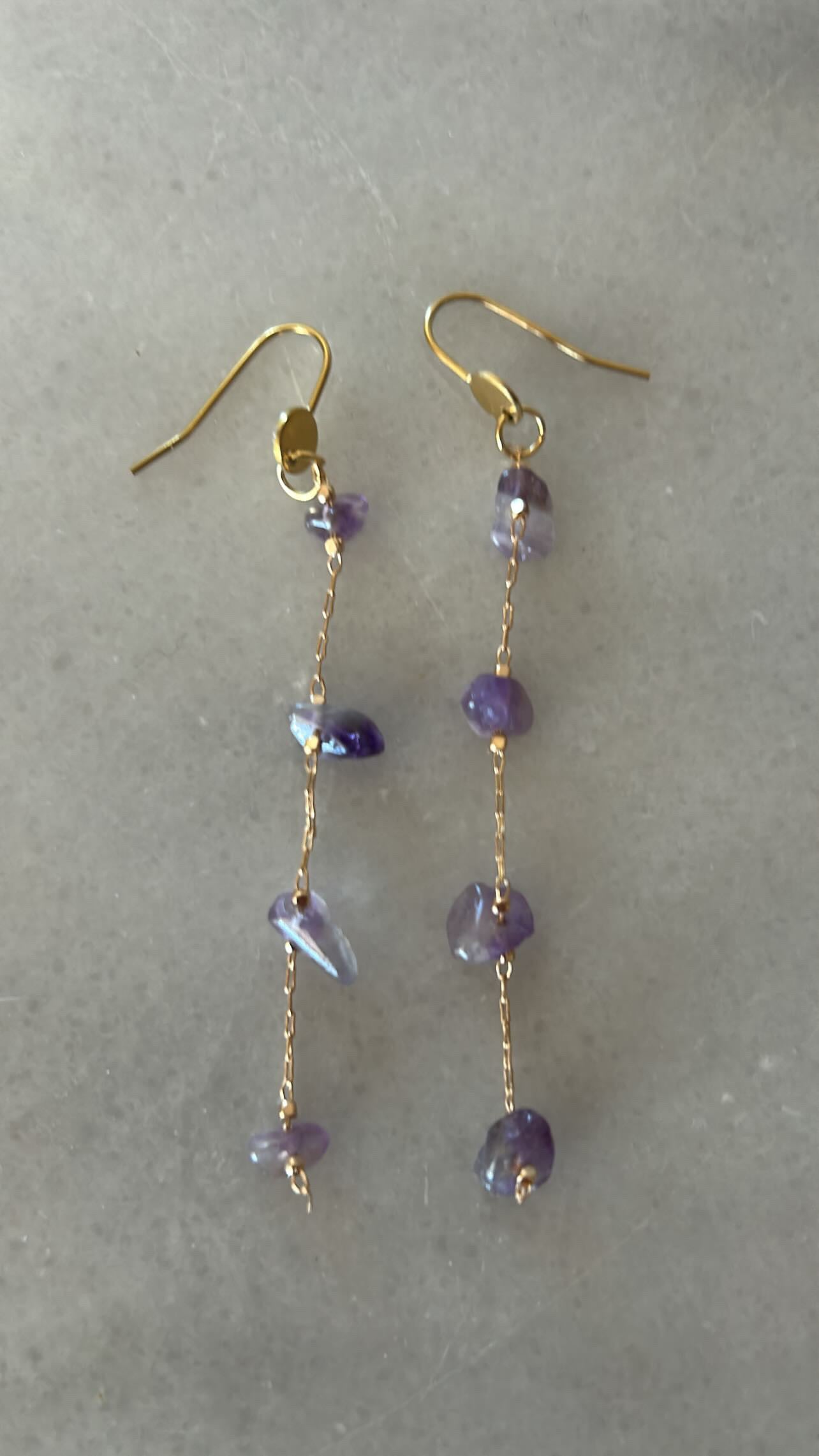 Pendientes Carmela Morados