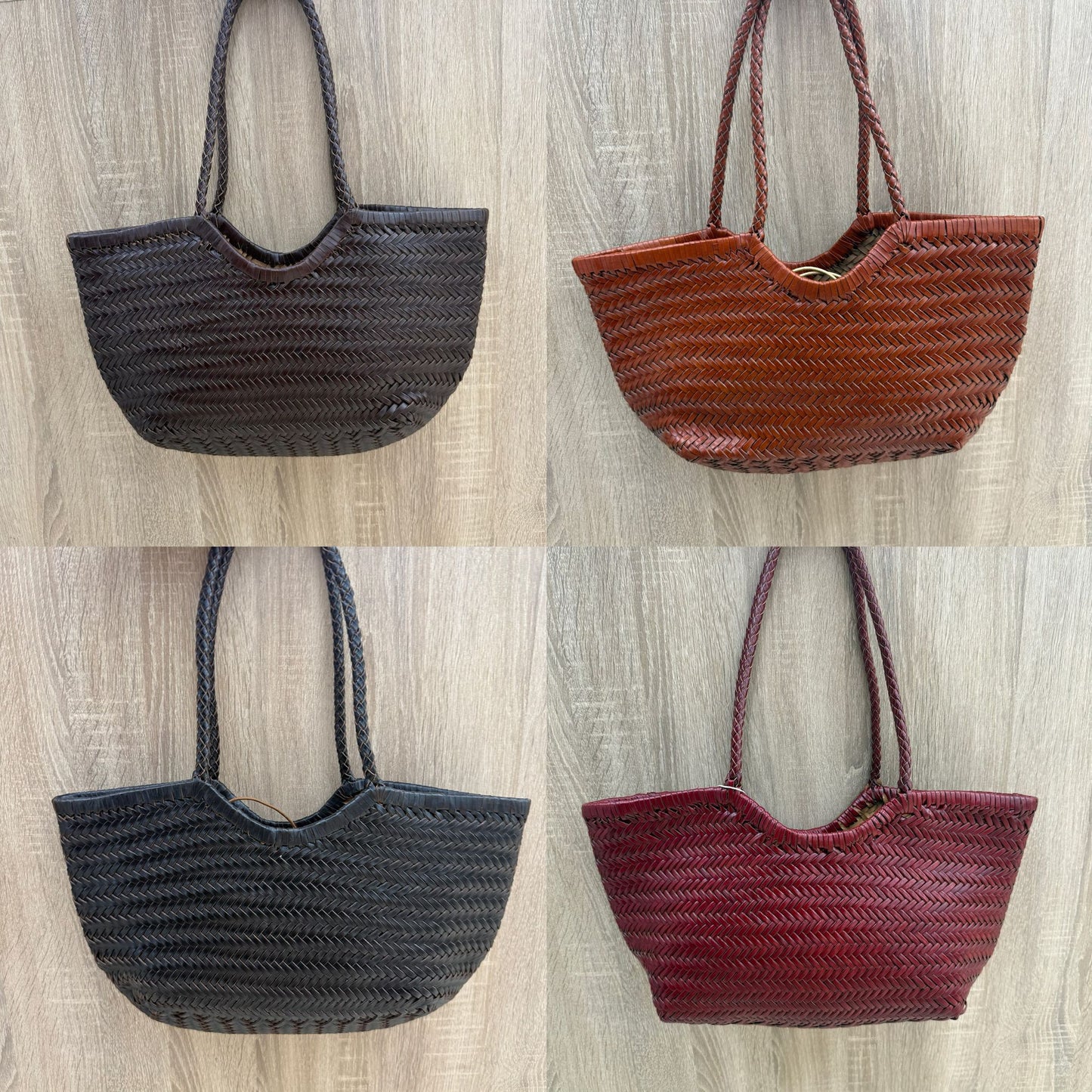 Bolso cuero trenzado Pequeño