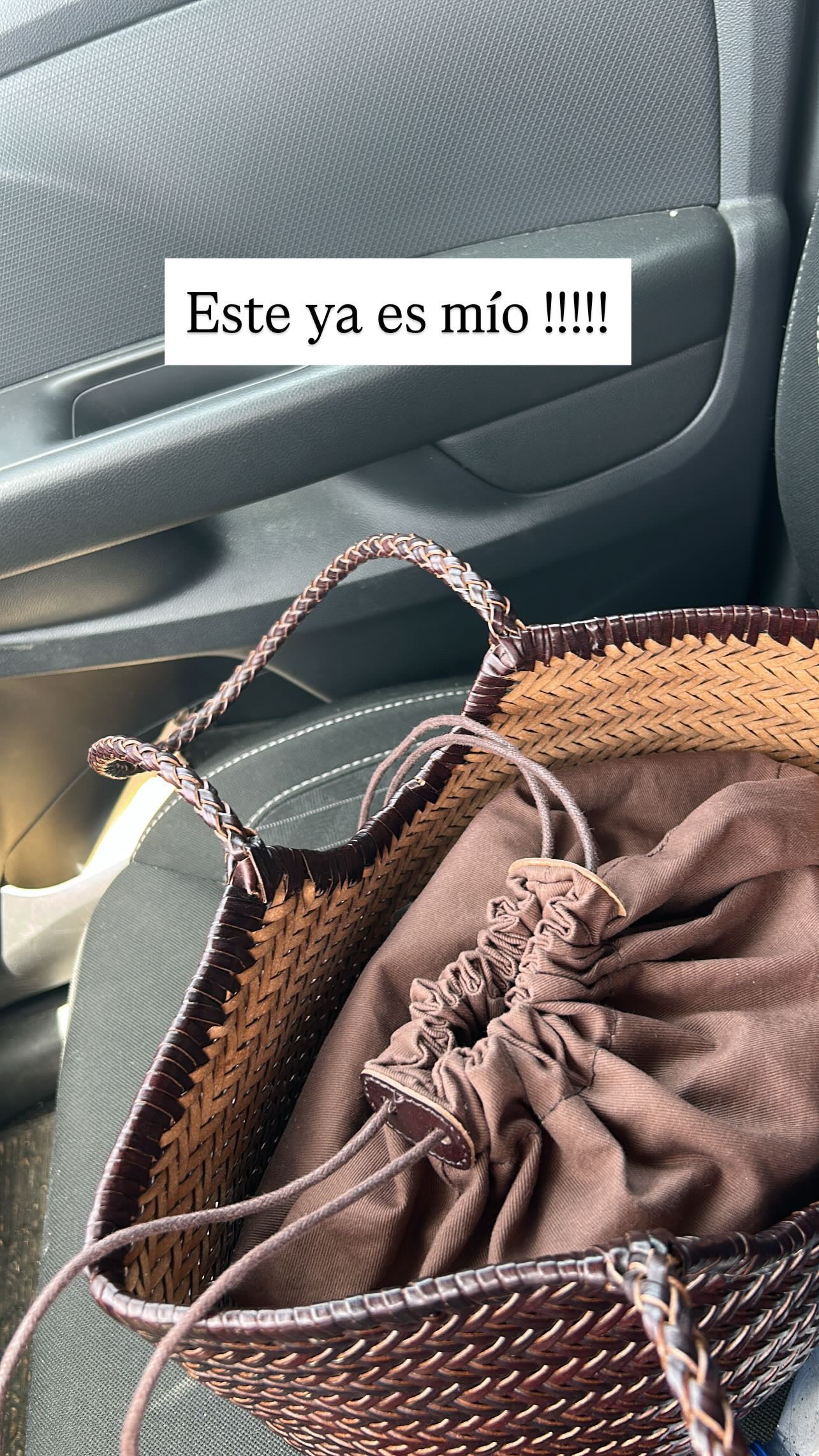 Bolso cuero trenzado Pequeño