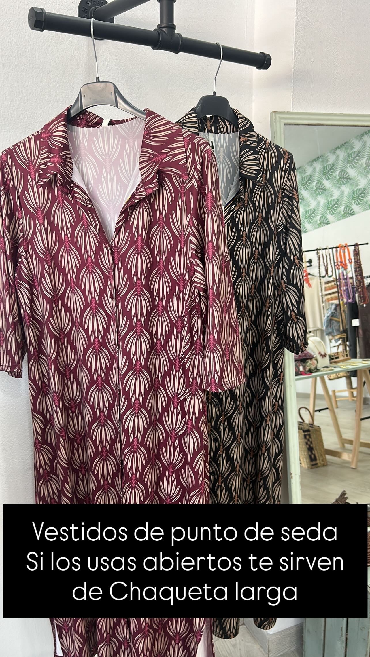 VESTIDO LIS PUNTO DE SEDA