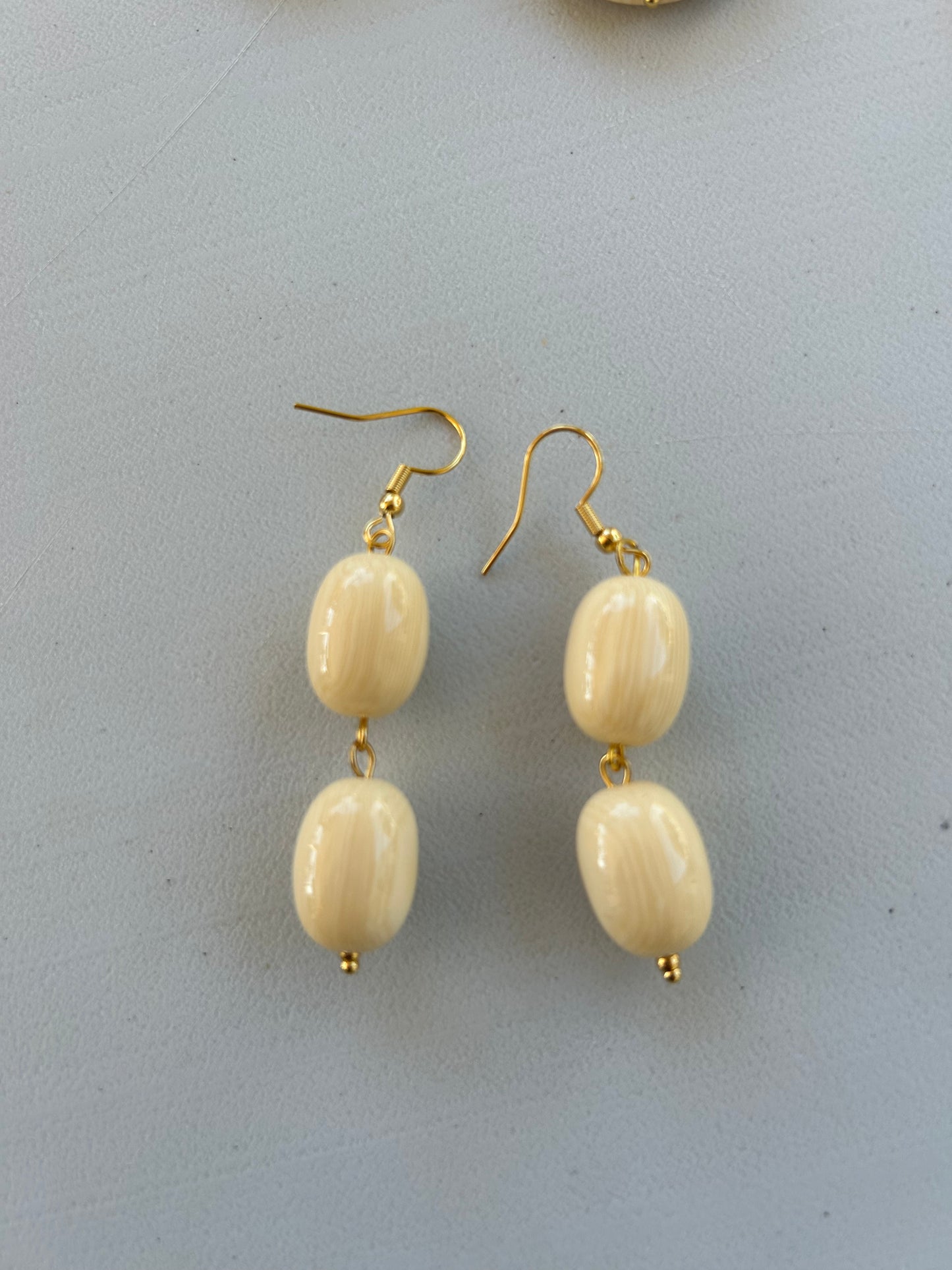 Pendientes Hueso dobles