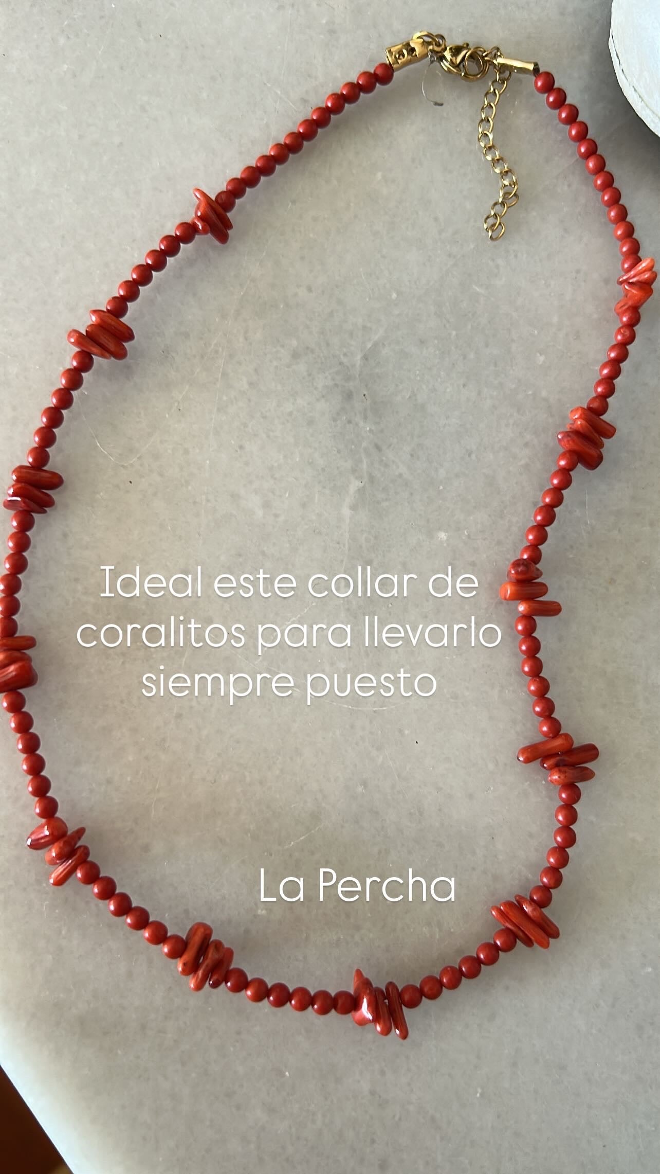 Collar Coral Paloma