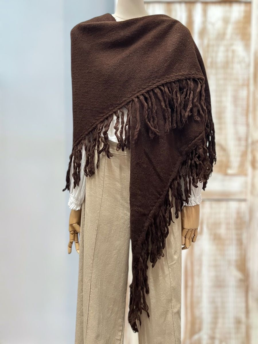 Poncho flecos