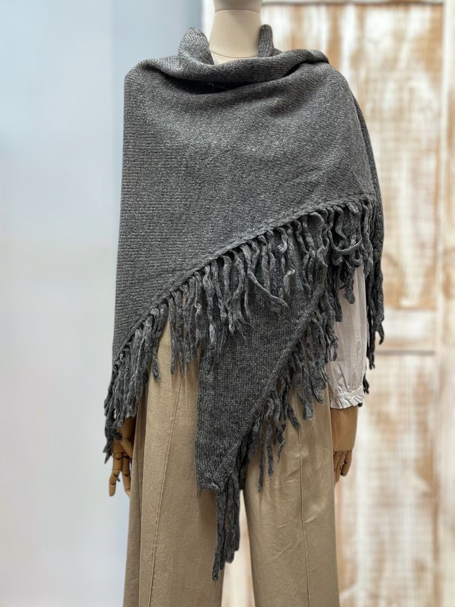 Poncho flecos