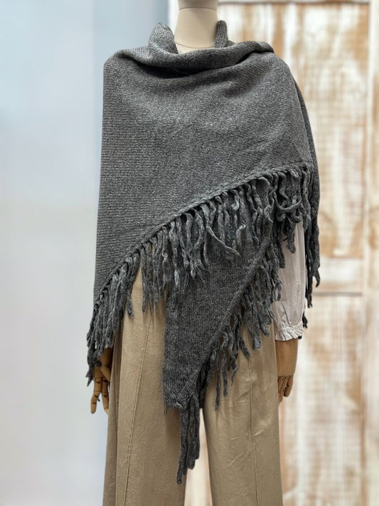 Poncho flecos