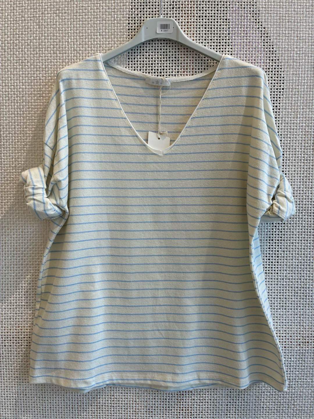 CAMISETA PICO RAYAS