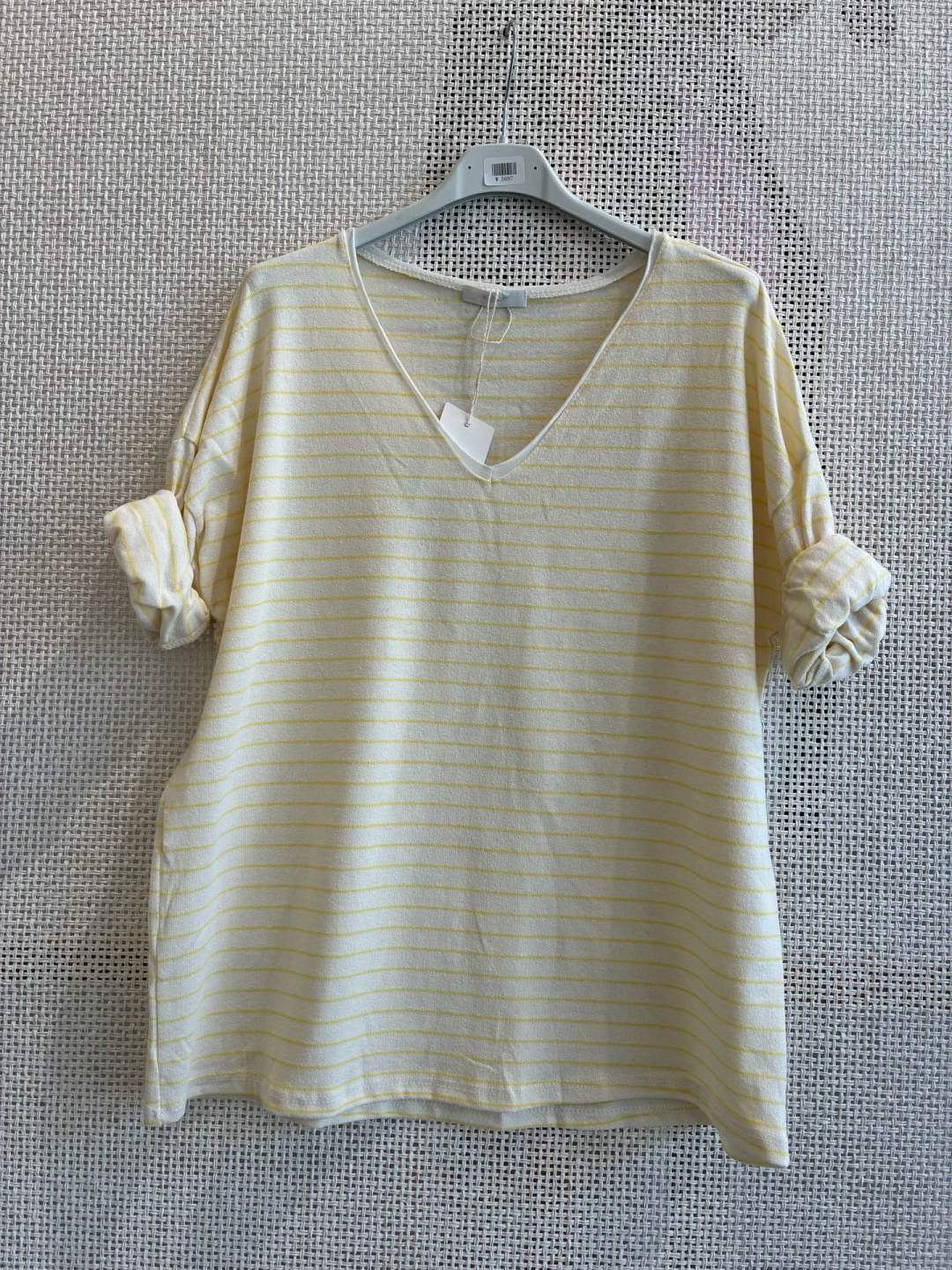 CAMISETA PICO RAYAS